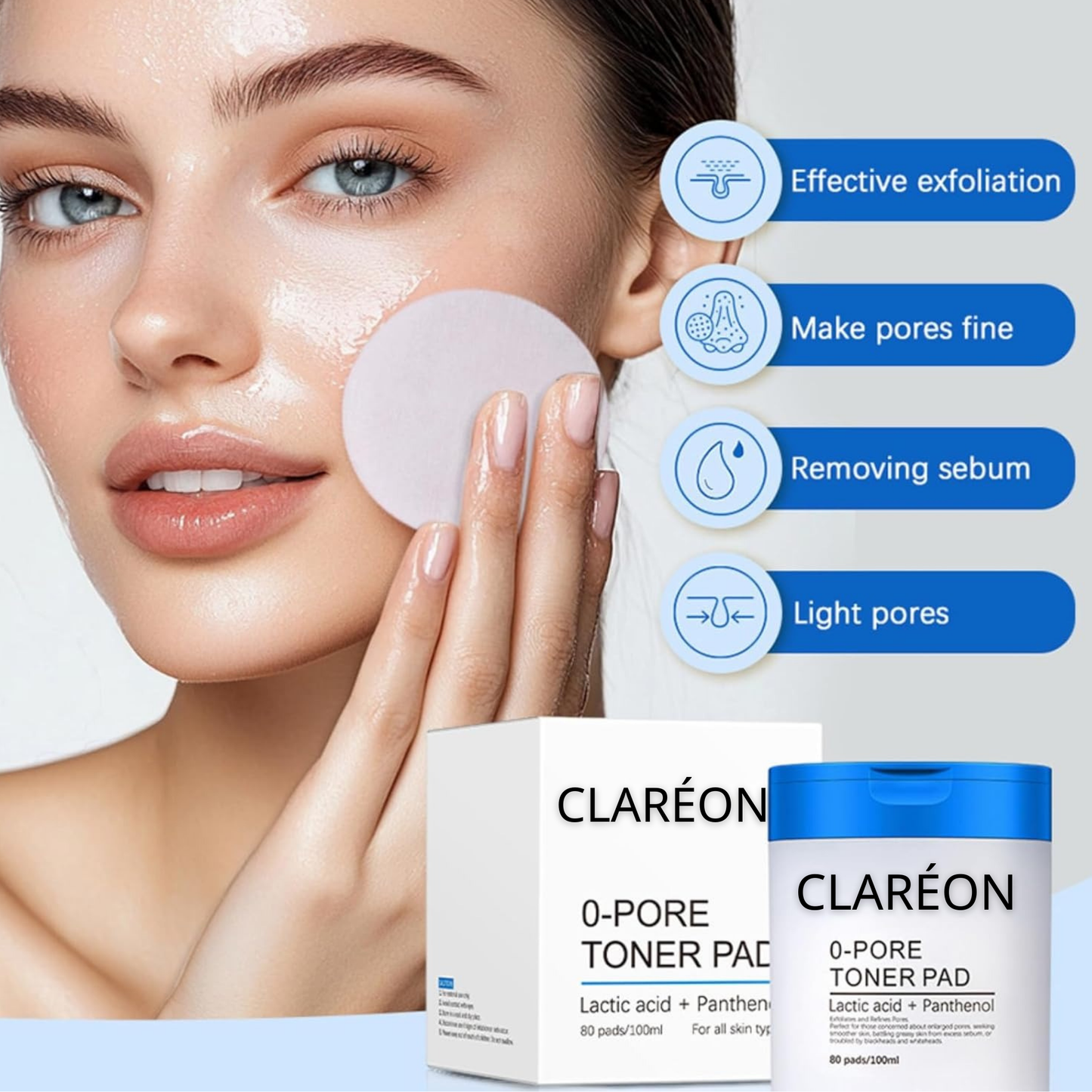 Dual-Textured Pore Resurfacing Pads